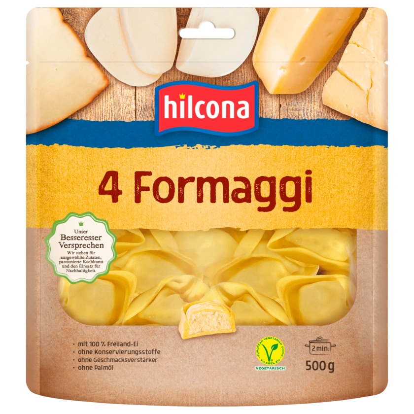 Hilcona 4 Formaggi Tortelloni vegetarisch 500g